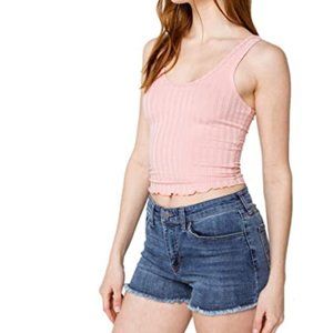 Tilly's Pink Ribbed Tank